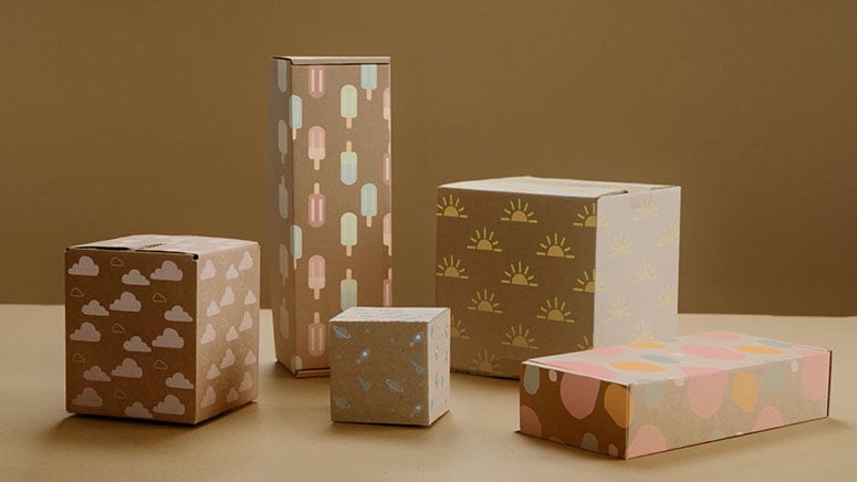 Printed Packaging in Different Sizes